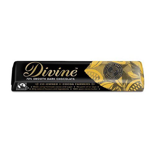 F/T Divine  70% Dark Choc  30x35g Food & Confectionery JA9451