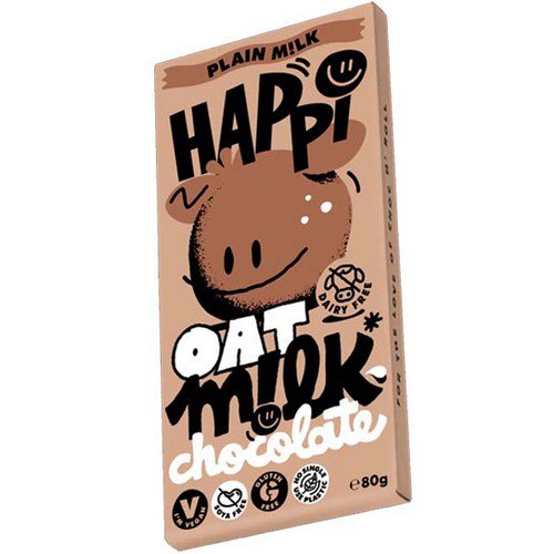 HAPPi Oat M!lk  Plain Chocolate Bar  15x40g Food & Confectionery JA9464