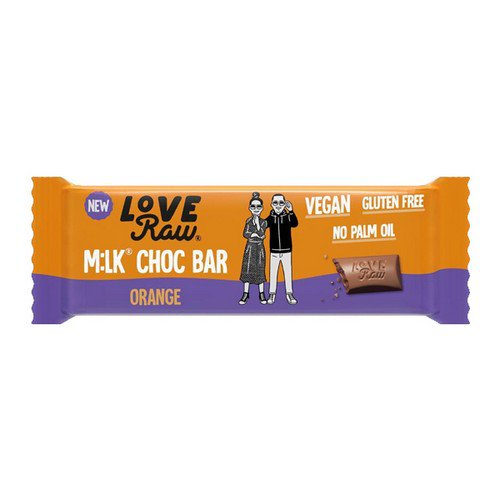 Love Raw  M:lk Choc  Choc Orange - 20x30g