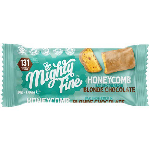 Mighty Fine Honeycomb Bar  Blonde Chocolate  15x30g