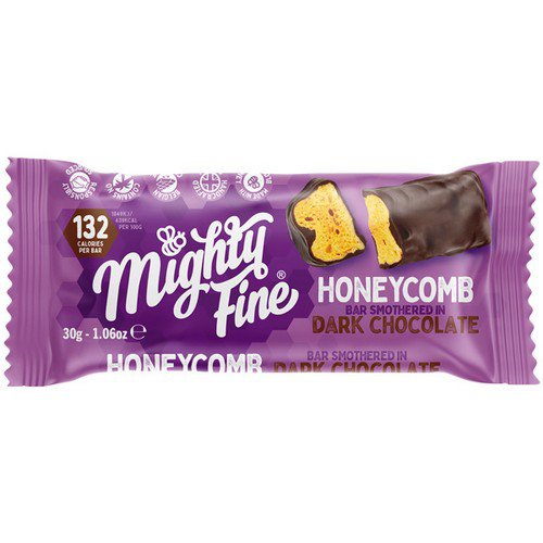 Mighty Fine Honeycomb Bar  Dark Chocolate  15x30g