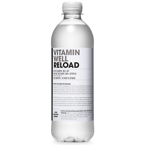 Vitamin Well - Reload - Lemon & Lime - 12x500ml