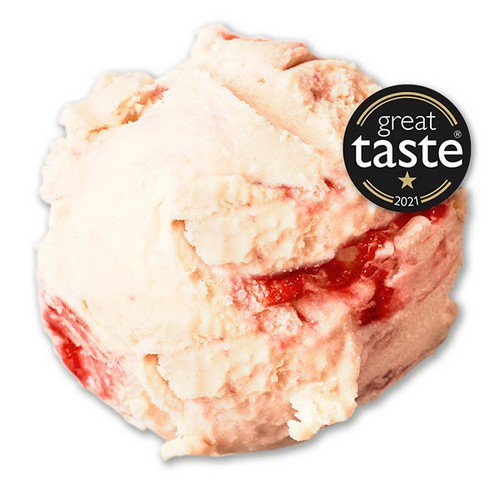 Hackney Gelato - Clotted Cream and Strawberry - 1x4.5L