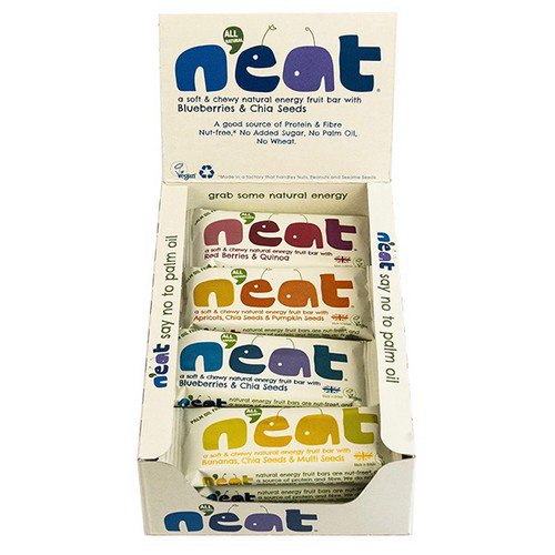 N'eat - Natural Energy Bars - Mixed Rainbow Box - 16x45g