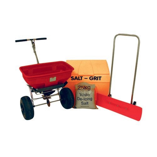 Winter Car Park Kit ( 200 litre grit bin snow plough snow pusher) 385077