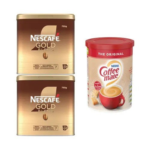 NescafeGold Blend 750g buy 2 and Get Coffee Mate 550g Free