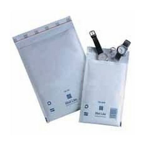 Mail Lite Lightweight Postal Bags 120x210mm White Pack 100 Padded Bags JF9024