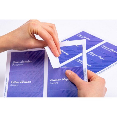 Avery Micro perforated Printable Inserts 90 x 54 mm All Printers 200 Labels / 20 sheet