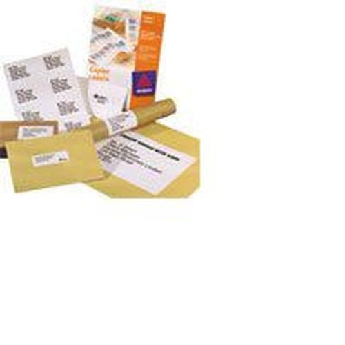 Avery Copier Labels 105x58mm 10 per Sheet White 1000 Labels