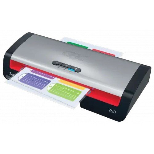 GBC 250 Office A4 Laminator Black & Red - 4410070UK