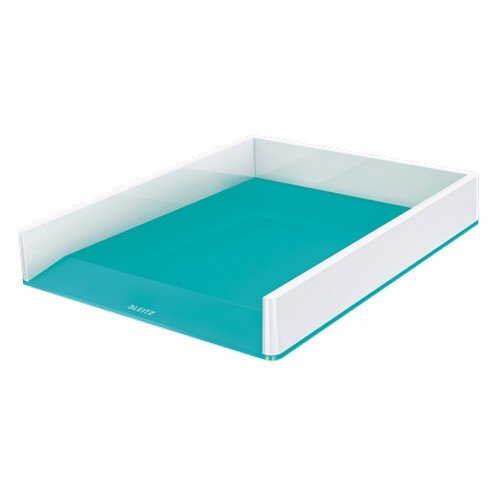 Leitz Letter Tray WOW Duo Colour White/Ice Blue