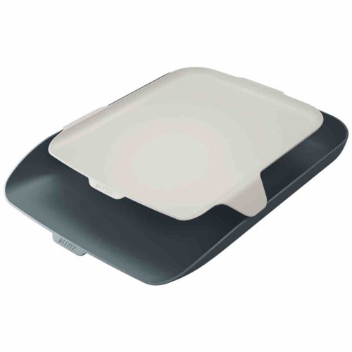 Leitz Cosy Letter Tray with Desk Organiser A4. Velvet Grey