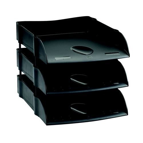 Avery Desktop Range Letter Tray Black