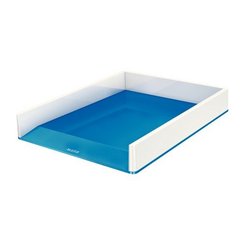 Leitz Wow Letter Tray Duo Colour White/Blue
