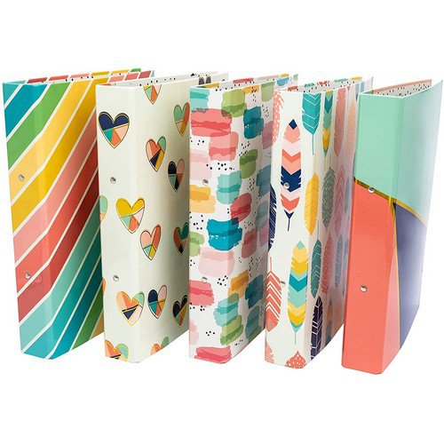 Pukka A4 Fashion Lever Arch File  5 Assorted Designs PK10