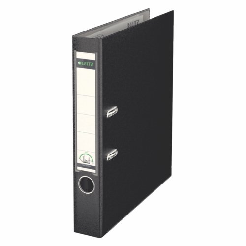 Leitz Plastic Leverarch File A4 52mm Black