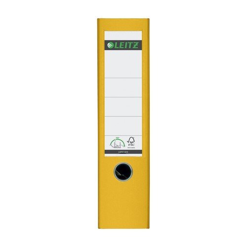 Leitz Leverarch File 180Â° A4 80mm Yellow Polypropylene