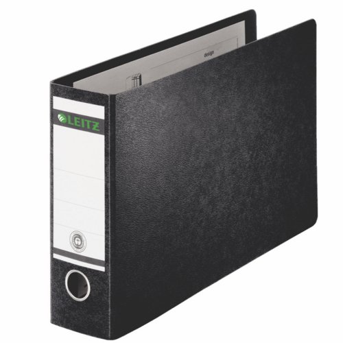 Leitz Leverarch File 180° A3 Landscape Paper On Board Black Pack 2