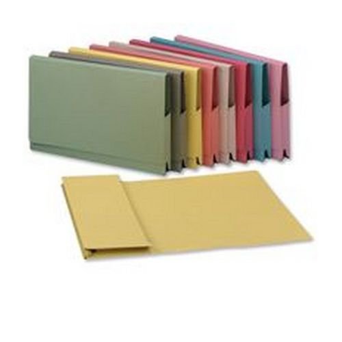 Guildhall Full Flap Pocket Wallet Foolscap Red