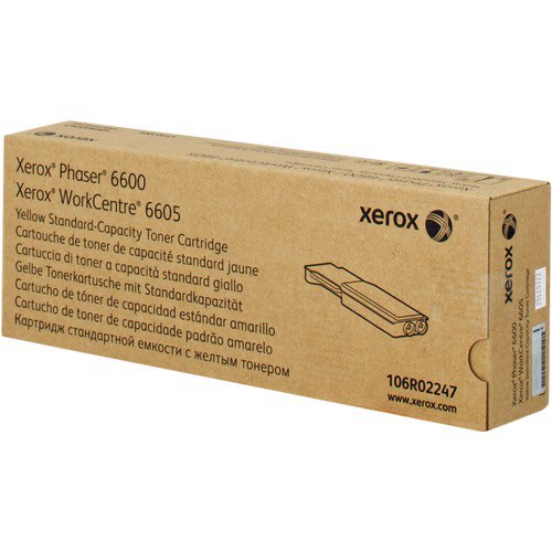 Xerox Phaser 6600 / Workcentre 6605 Yellow Standard Capacity Toner Cartridge