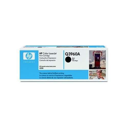 Hewlett Packard Color LaserJet 2500/2550 Smart Print Cartridge Up to 5000 Pages Black Q3960A