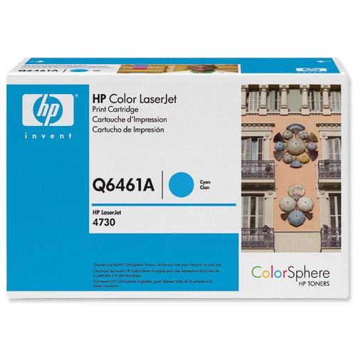 Hewlett Packard Toner Cartridge Cyan Q6461A