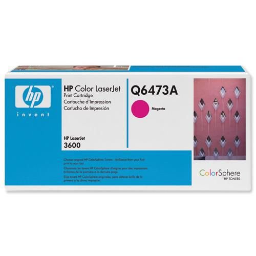 Hewlett Packard CLJ3600 Color LaserJet Magenta Q6473A