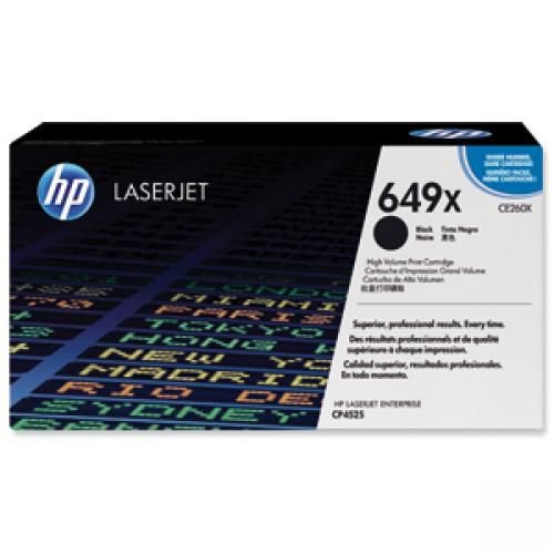 Hewlett Packard CE260X 17K Black Toner