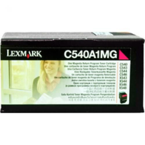 Lexmark 0C540A1MG Magenta Return Toner
