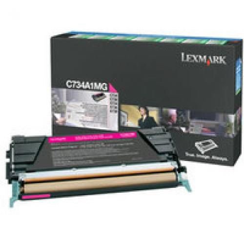 Lexmark C734A1MG Magenta Return Toner
