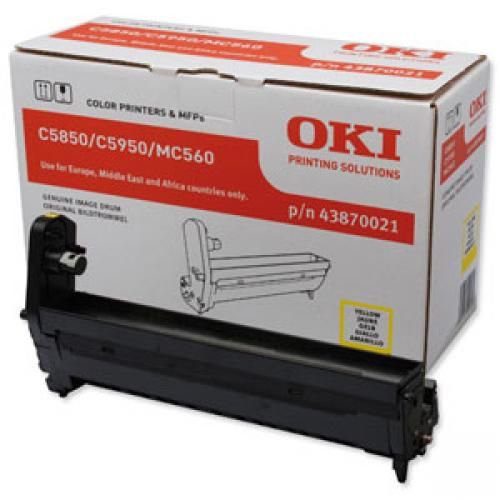Oki 43870021 20K Yellow Drum Unit Printer Imaging Units LZ4530