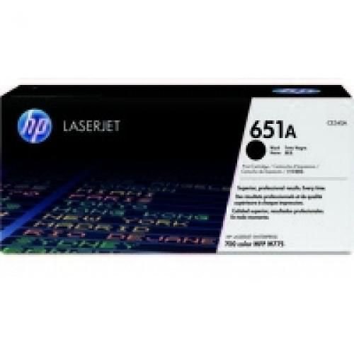 Hewlett Packard CE340A No 651A 13.5K Pages Black Toner Cartridge