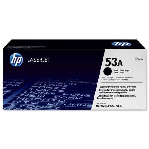 Hewlett Packard Laser Toner Cartridge Black Q7553A