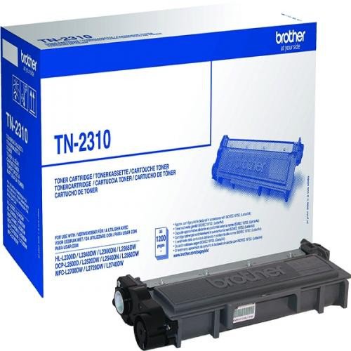 Brother TN2310 Black Toner Cartridge Yield 1200 Pages