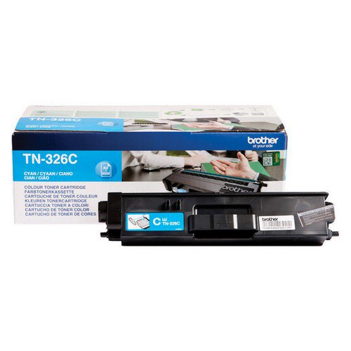 Brother TN326C Cyan Toner Cartridge Yield 3500 Pages