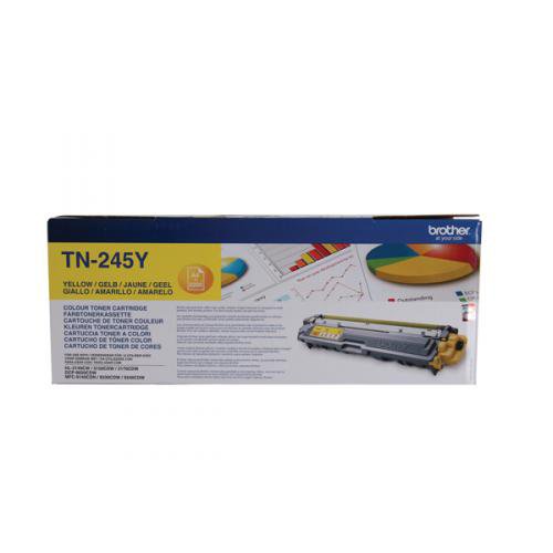 Brother TN245Y Yellow Toner Cartridge Yield 2200 Pages