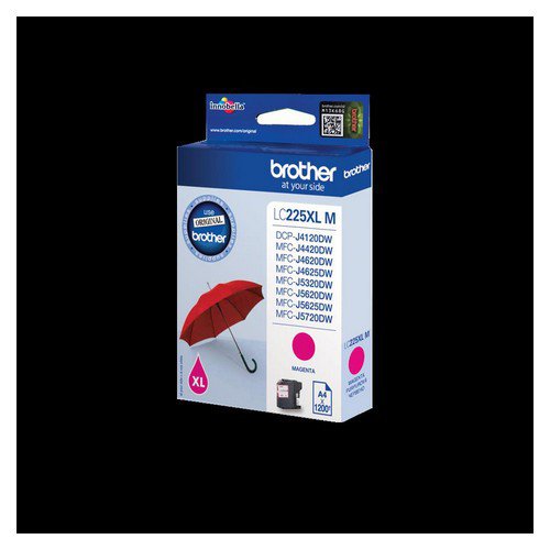 Brother LC225XLM Magenta Ink Cartridge Yield 1200 Pages