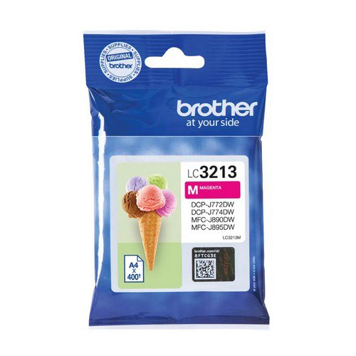 Brother LC3213M Magenta Ink Cartridge Yield 400 Pages