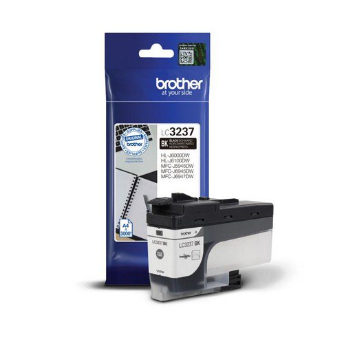 Brother LC3237BK Black Ink Cartridge Yield 3000 Pages
