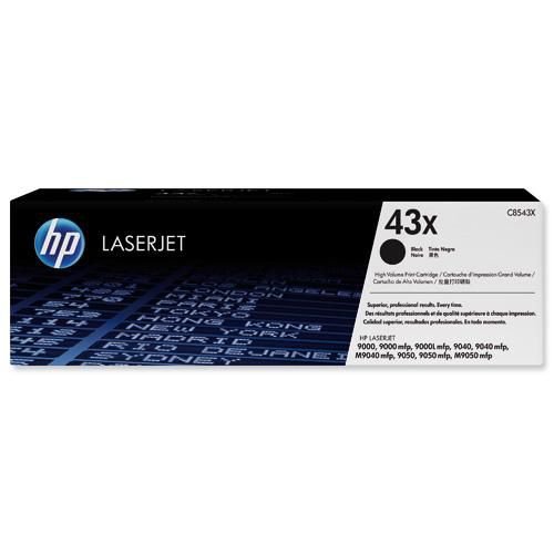 Hewlett Packard Laser Toner Cartridge Black C8543X