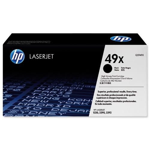 Hewlett Packard Laser Toner Cartridge Black Q5949X