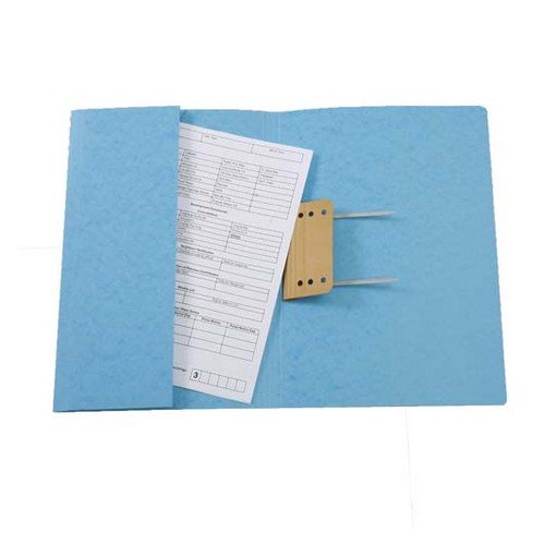 Railex Easifile Foolscap With Pocket 330Gsm Turquoise  Pack 25