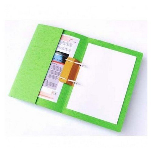 Railex Easifile Foolscap With Pocket 330Gsm Emerald Pack 25
