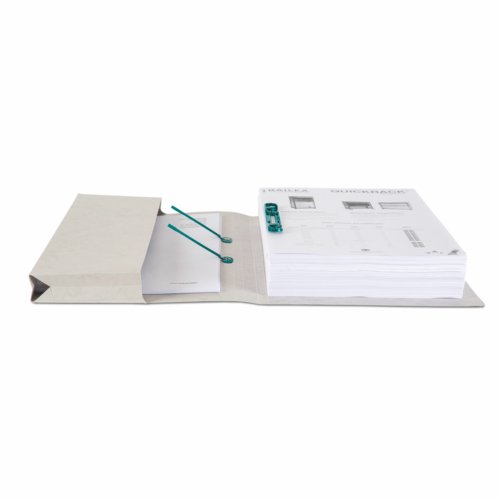 Railex Polifile Foolscap With Pocket 330Gsm Ivory Pack 25