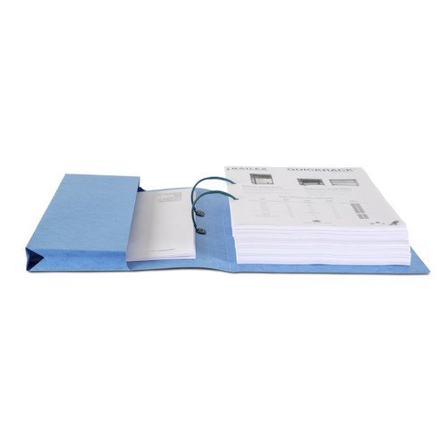Railex Polifile Foolscap With Pocket 330Gsm Turquoise Pack 25