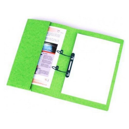 Railex Polifile Foolscap With Pocket 330Gsm Emerald Pack 25
