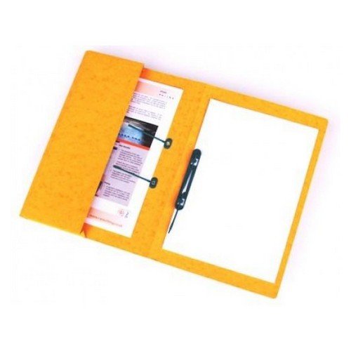 Railex Polifile Foolscap With Pocket 330Gsm Gold Pack 25