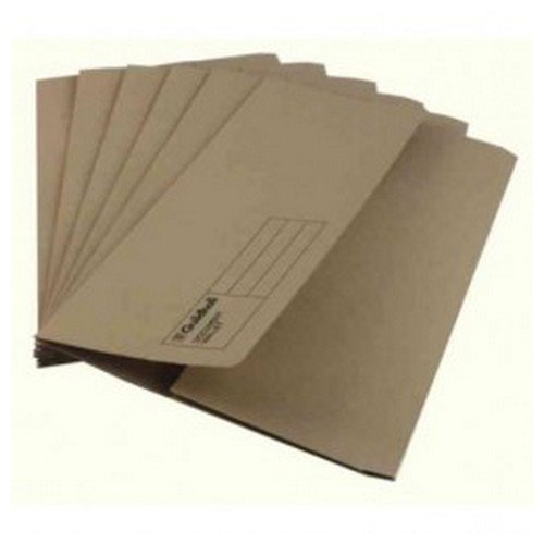 Guildhall Document Wallet A4 285gs Buff Pack 50