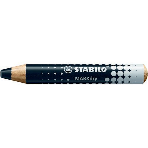 Stabilo MARKdry Whiteboard Pencil Black pack of 5