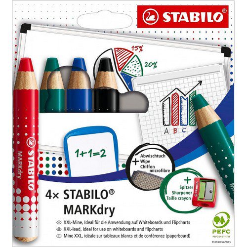 Stabilo Wb Pencil X4 Ast Foc X5 Blk